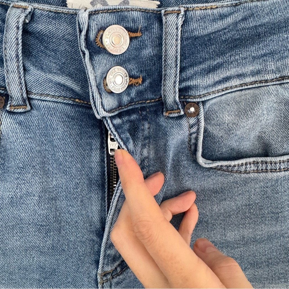 Free People We the Free Shayla Skinny Flare Jeans size 26 - Picture 7 of 15